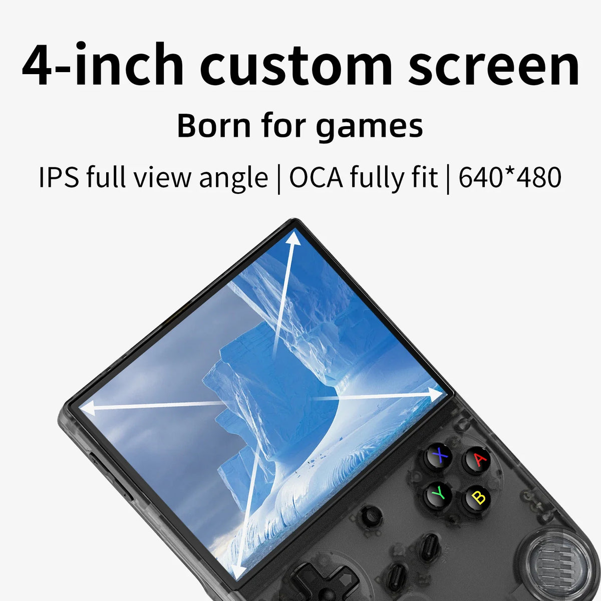 ANBERNIC RG40XXV Retro Handheld Game Console 4.0'' IPS Screen Linux 64-Bit RGB Joystick Players Supports WiFi Bluetooth HDMI Out