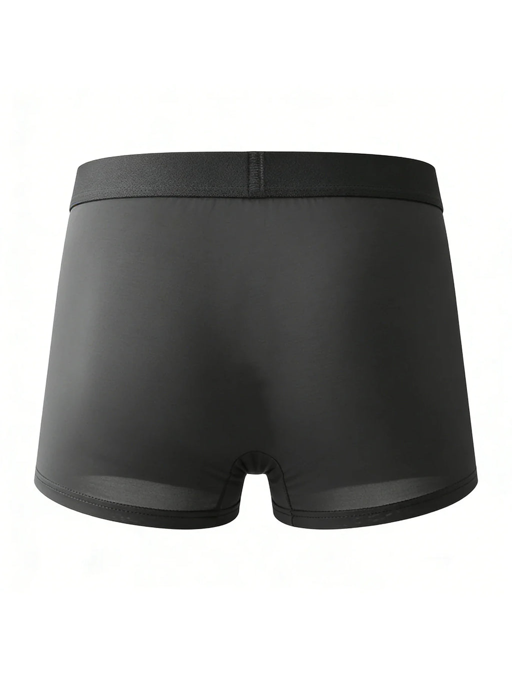 4 Pieces of Luxury Ice Silk Satin Flat Briefs, Men's Underwear, Smooth Cool Briefs, Breathable and Comfortable Fit Briefs