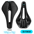 RYET 3D Printed Bicycle Saddle Ultralight Carbon Saddle 135/143mm 105g Bike Saddle for MTB Gravel Road Bike Seat Cycling Parts