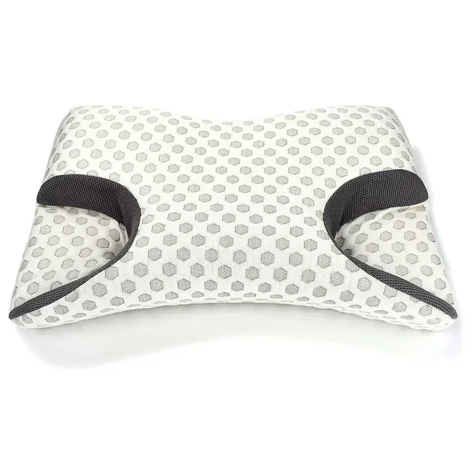 Odorless Contour Memory Foam Pillow Medical-Grade Support White
