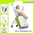 Children Travel Suitcase PP Material Sit to Ride On Rolling Luggage Carry-on Cabin Suitcase for Kids