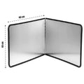 Foldable Stainless Steel Oil Splatter Guard for Frying Pan Oil Splash Insulation Board Nonstick Kitchen Cooking Tool