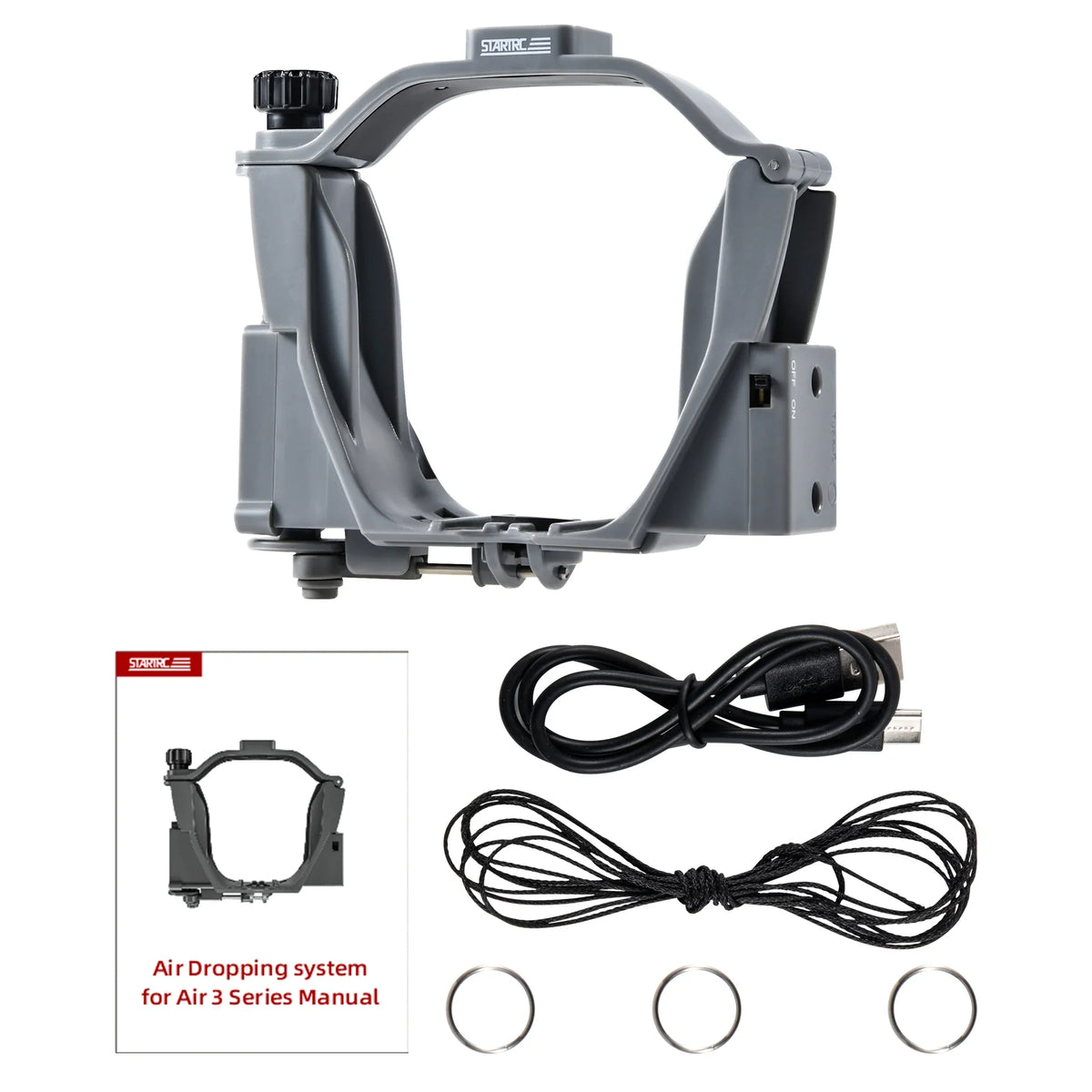 STARTRC Drone Airdrop System for DJI AIR 3 Payload/Delivery/Transport Drop Release Device for DJI AIR 3 Accessories
