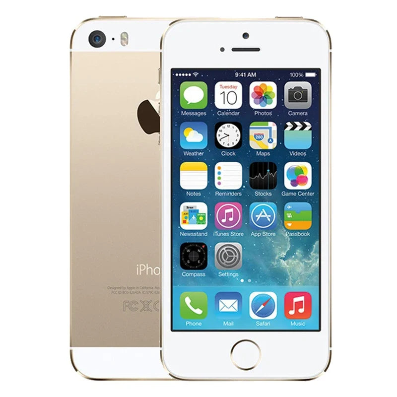 Original Apple iPhone 5s 4G Mobile Cell Phone 4.0" ROM 16GB WIFI IOS Fingerprint Unlocked CellPhone.