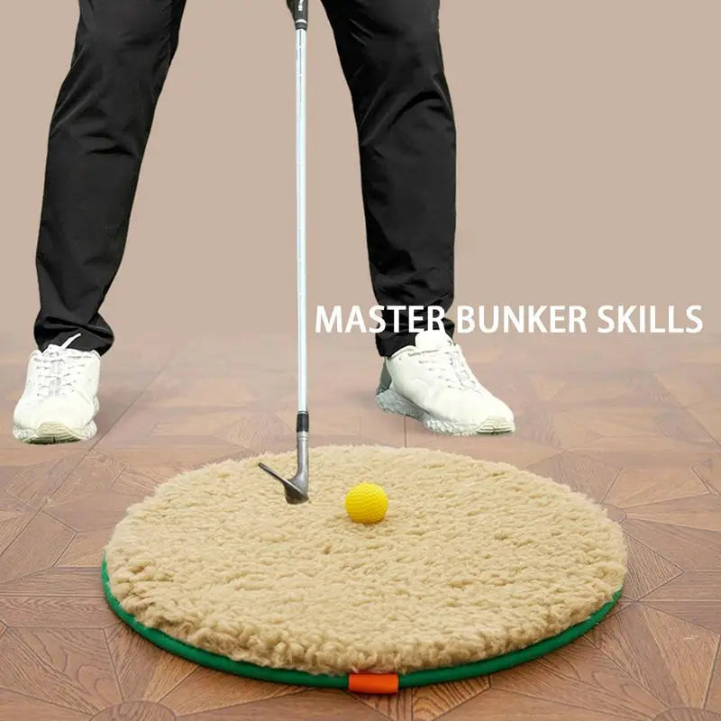 Golf Bunker Practice Mat Golf Chipping Mat Sports Chipping Training Simulator For Backyard Indoor Living Room Outdoor Yard