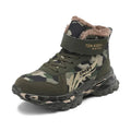 Kids Winter Snow Boots, Plush Camouflage, Warm Anti-Slip
