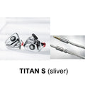 DUNU TITANS Hi-res HIFI In-ear Earphone 11mm Dynamic Driver Monitor IEM Earbuds 2Pin 0.78mm Detachable Cable Headset TITAN S