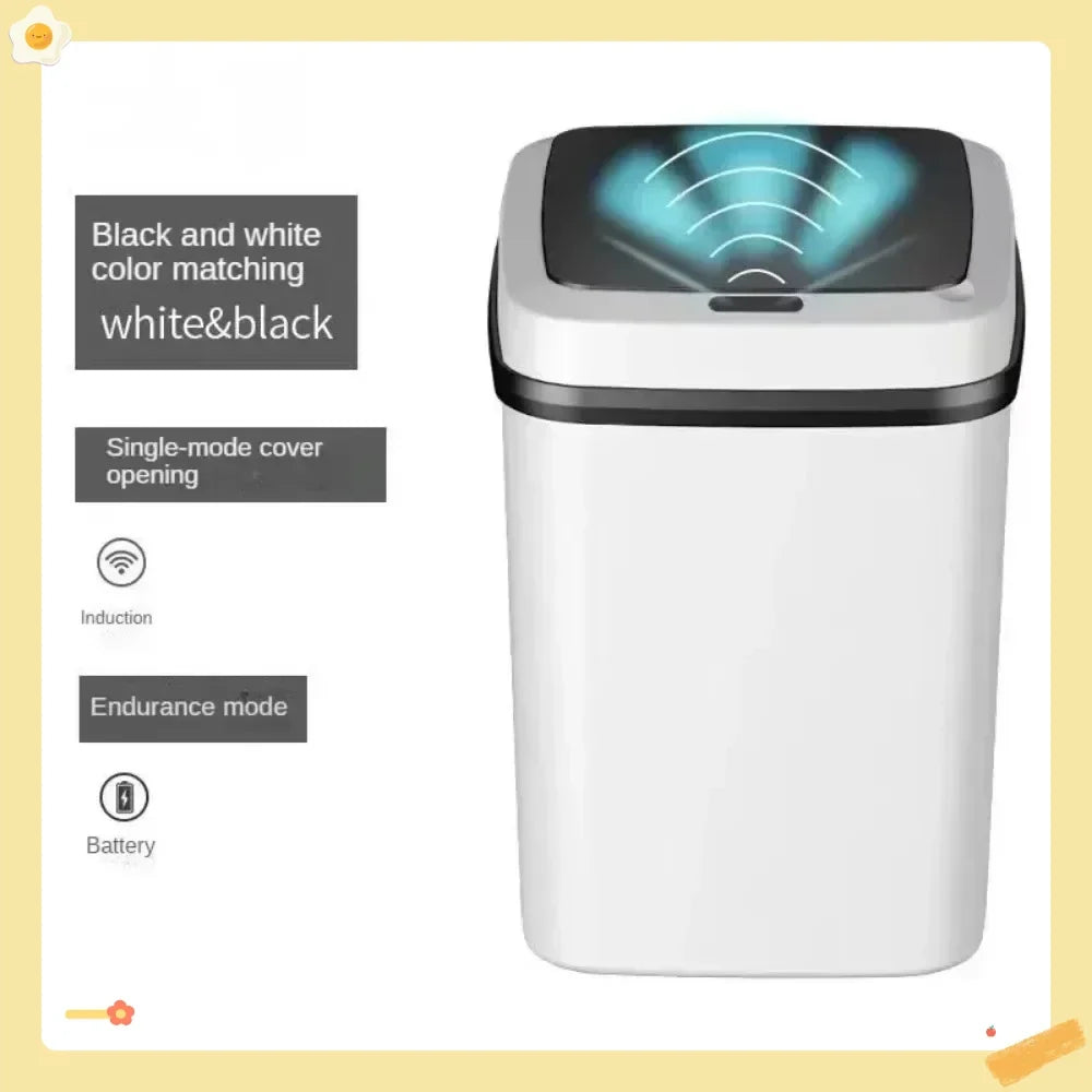 2026 13L bathroom touch trash can, smart toilet trash can, kitchen trash can, smart sensor trash can.