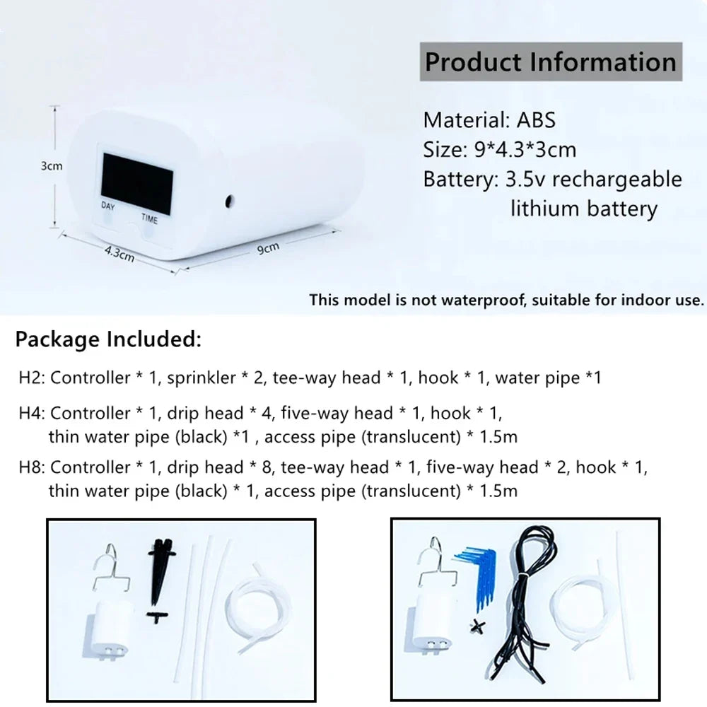 Automatic Watering Pump Controller Intelligent Flowers Plants Sprinkler Drip Irrigation Device Pump Timer System Garden Tools