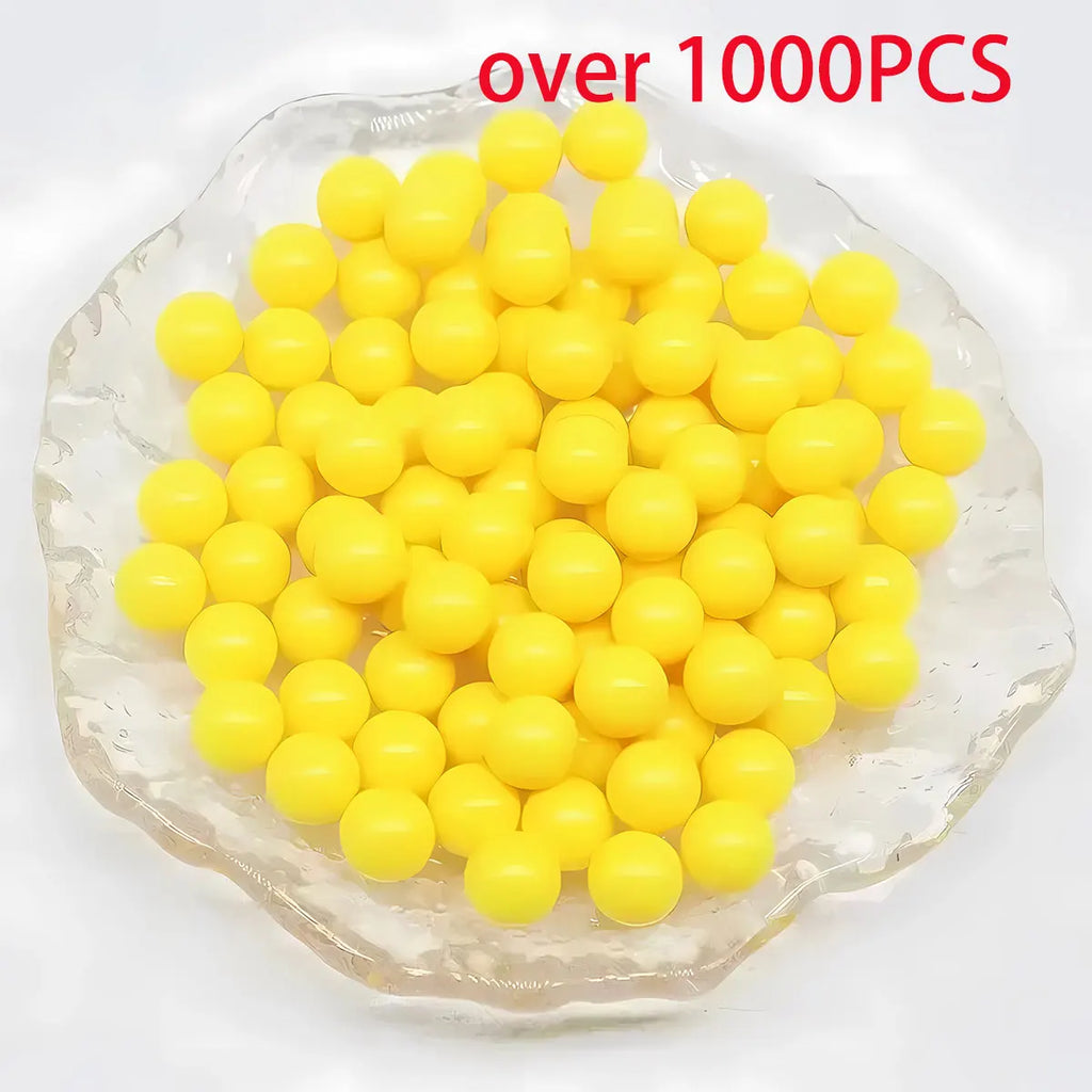 100/200/500/1000/2000 Rounds Hunting Shooting 6mm BB Strikeball Rifle Gun Plastic BB Balls Yellow Paintball Accessories