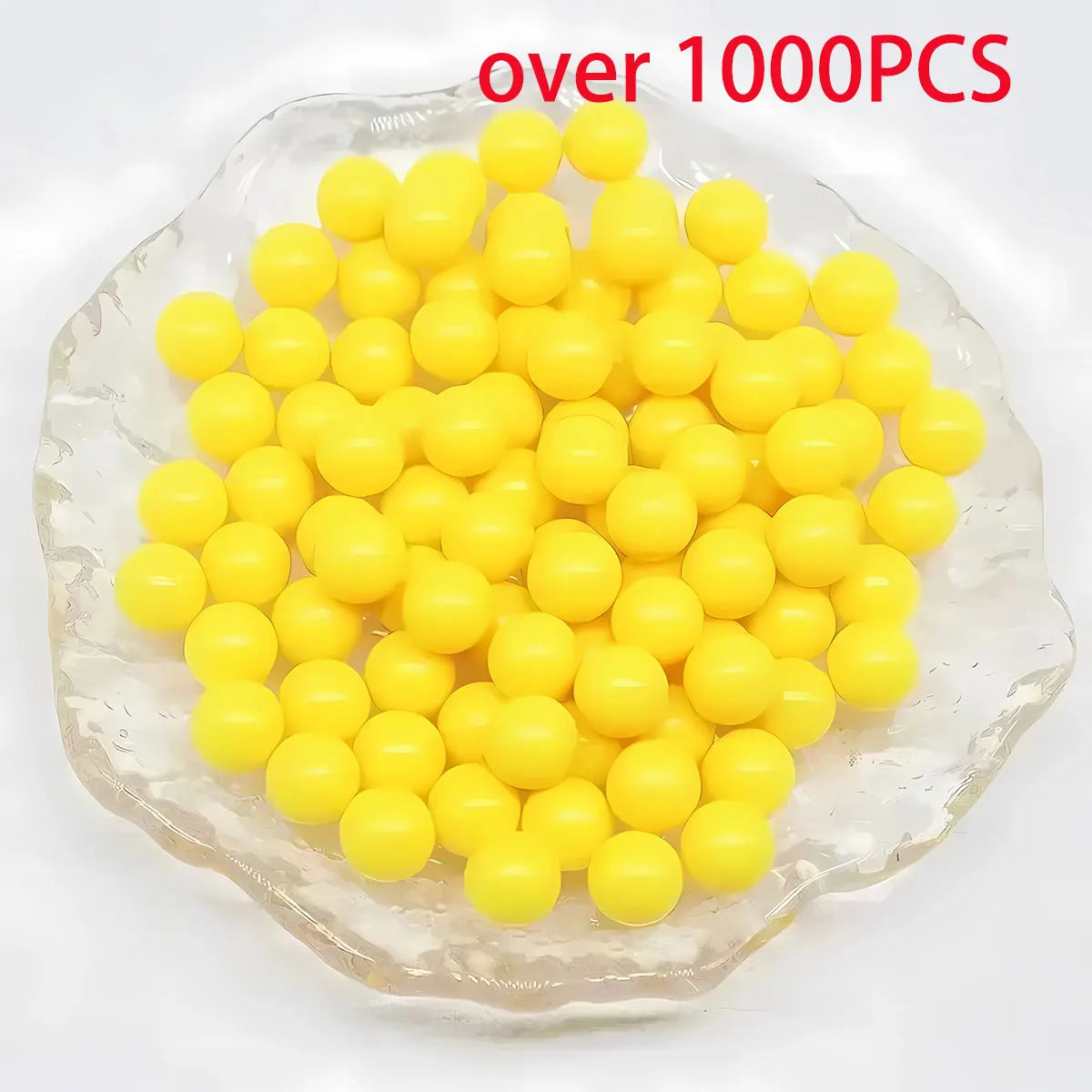 100/200/500/1000/2000 Rounds Hunting Shooting 6mm BB Strikeball Rifle Gun Plastic BB Balls Yellow Paintball Accessories