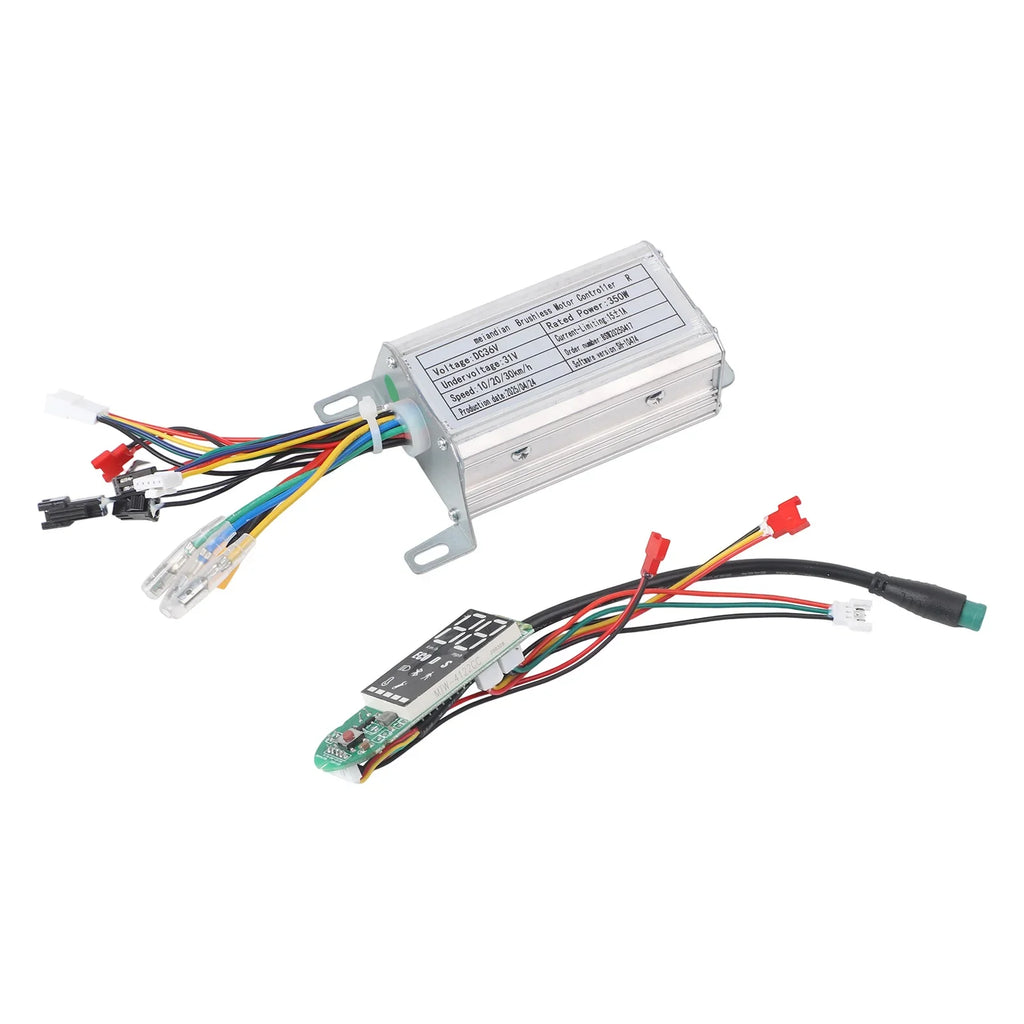 Electric Scooter Controller Kit 36V 350W Motherboard Accelerator- APP Hover Board Controller Led Display Scooter Replace Parts