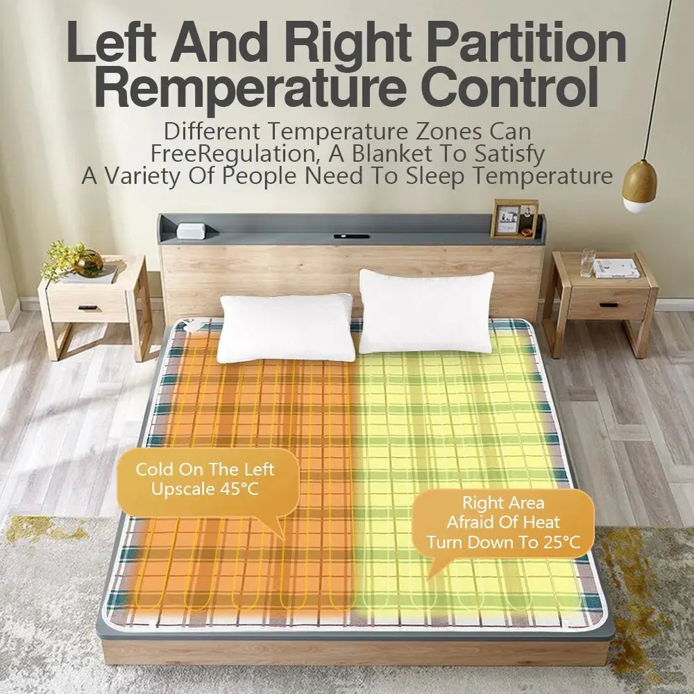 Electric Blanket Heated Mattress 220V/110V Thicker Heater Heated Blanket Electric Heating Blanket Winter Body Warmer EU/US Plug