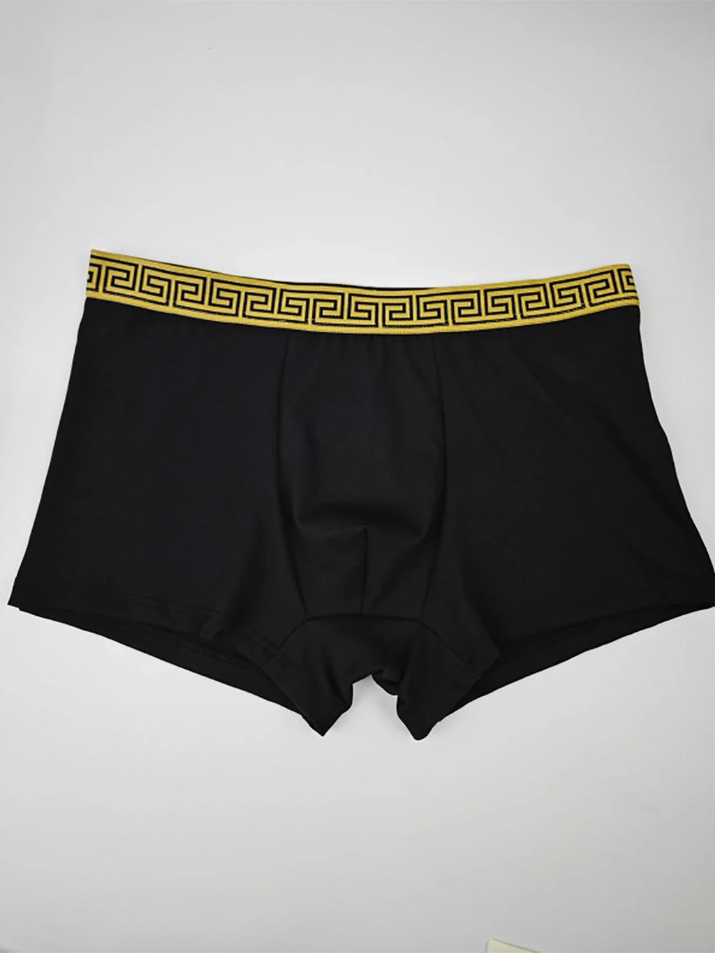 4pcs Men's Underwear Polyester Fabric Fashionable Belt Trendy Four-Season Men's Four-Corner Pants Set