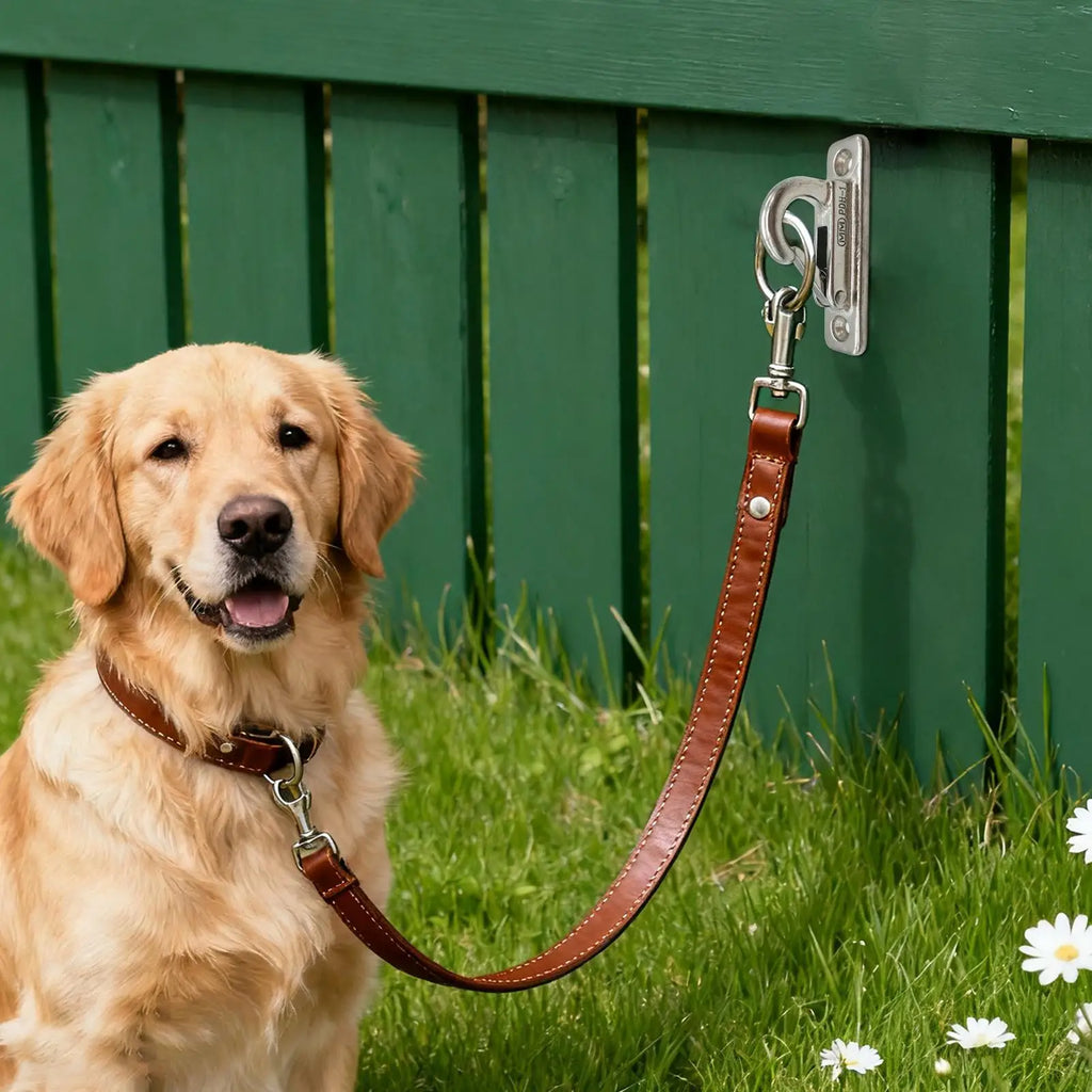 Dog Traction Rope Hook for Wall Dog Leashes Hanger Pet Chain Parking Hook Stainless Steel Dog Leashes Holder for Outdoor