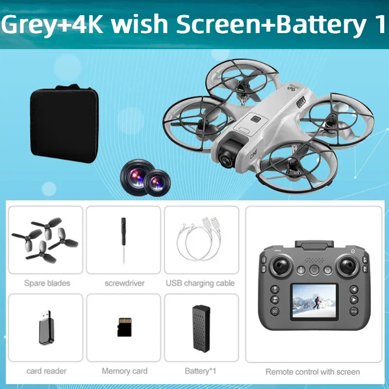 Lenovo V666 8K MINI Drone Professional 5G WIFI Obstacle Avoidance Brushless Altitude Headless Mode RC Quadcopter Toys DronlPlusX