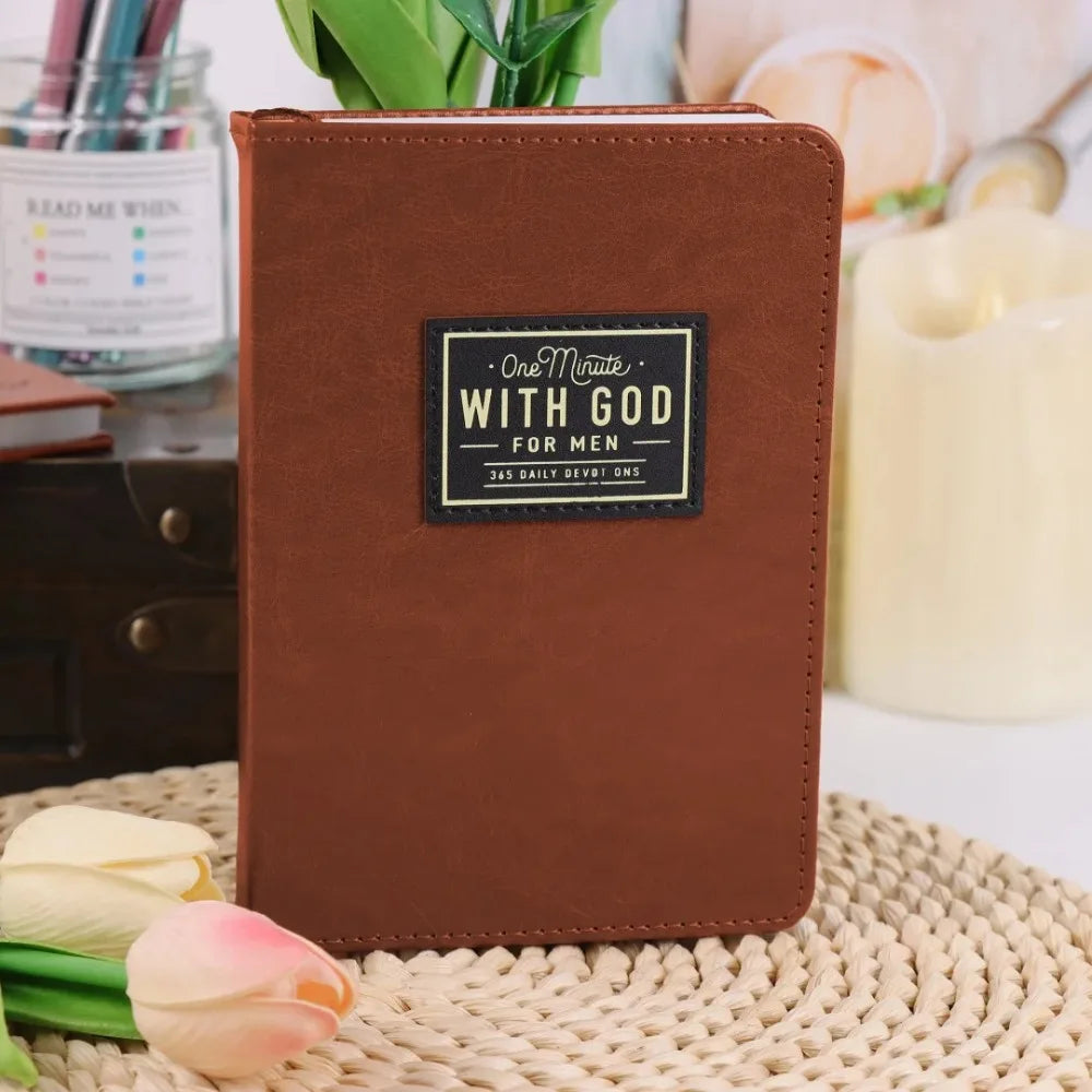 Vintage Brown Journal Notebook, Faux Leather Hardcover Daily Diary for Men & Women, 365 Days Personal Planner for Writing