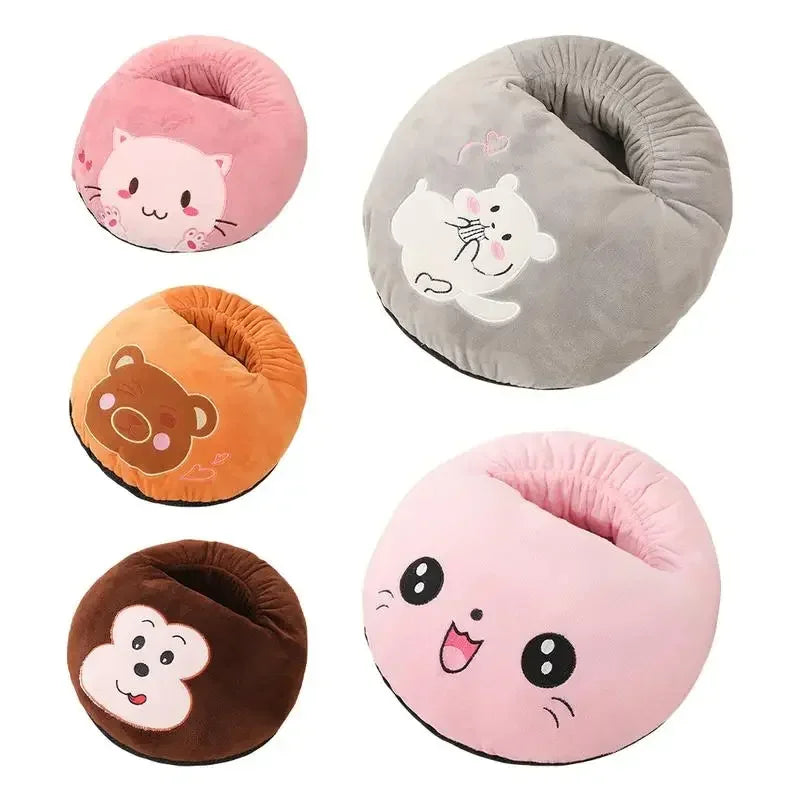 USB Foot Warmer Foot Heater Thermal Heater for Soft Plush Warm Foot Cover Electric Heating Feet Warmer for Home Bedroom