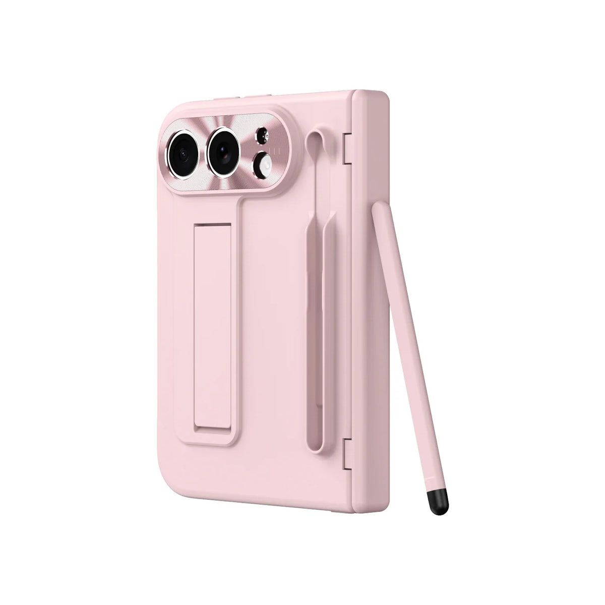 iPhone Duo Fold Bracket Phone Case With S Pen Hinge Protection Flim Glass Screen
