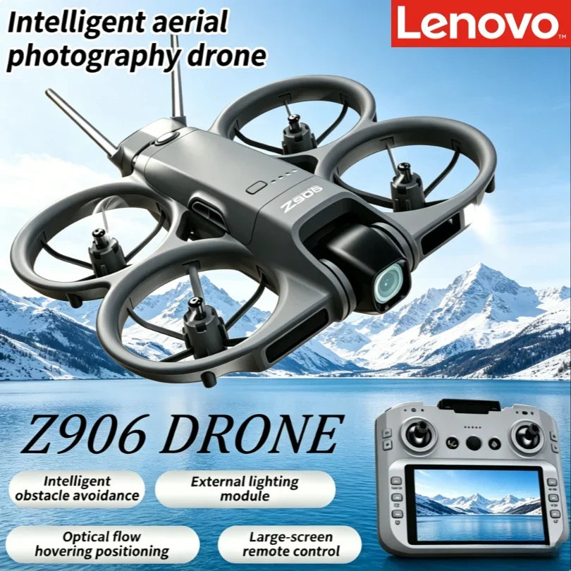 Lenovo Z906 GPS Foldable Drone 8K Dual Camera 6Axis Gyro 4Side Obstacle Avoidance Optical Flow Smart RC Quadcopter Drone