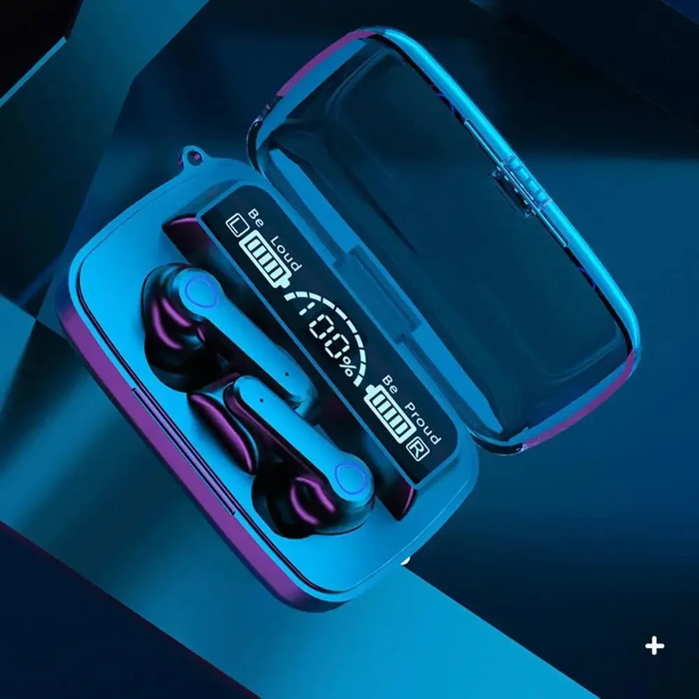 M19 Bluetooth Headset Wireless Tws Gaming Support Noise-cancelling Touch In-ear Mini Emergency Power Bank Headset
