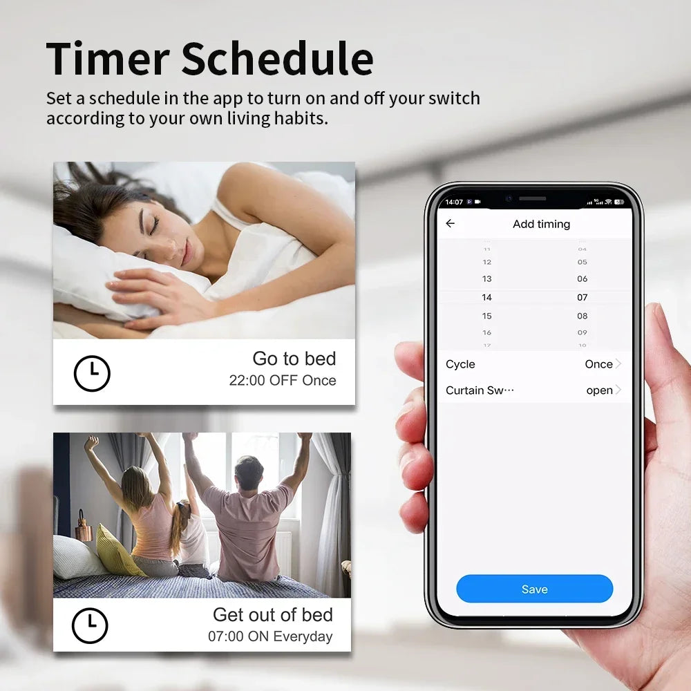 TNCE Tuya Switch Light Curtain Dimmer WIFI Zigbee, Smart DIY MINI Module, Roller Blinds Shutter Breaker, voice alexa google home