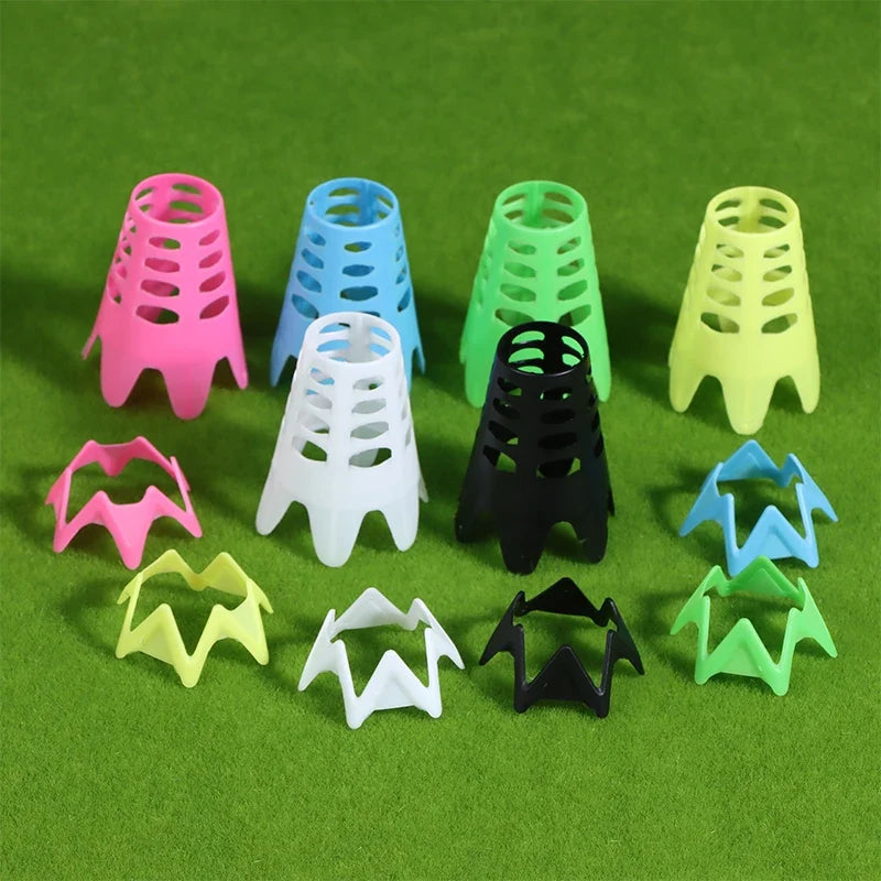 5Pcs Plastic Golf Mat Tees Golf Simulator Tees Practice Golf Tees For Winter Turf Driving Range Home Golf Tees For Golf Training