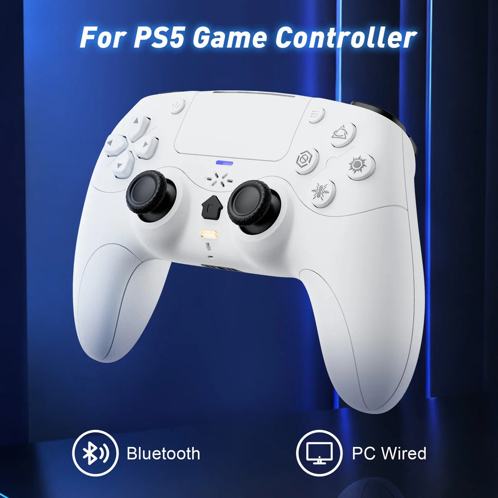 GAMEPADS Game Joystick Dual Vibration Turbo For Playstion5/PS5/PC Wireless Controller BT Adaptives Trigger External mic
