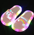 Girl Slippers Children LED Kids Slippers Baby Bathroom Sandals Kids Shoes for Girl Boys Light Up Shoes Toddler