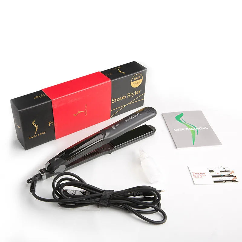 Customizable Hair Straightener Steam Hair Straightener Fast Heating Hair Flat Iron Vapor Straightening Hair Style Tool