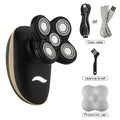 HIEAN Men 6D Floating Men Electric Shaver Wet Dry Beard Hair Trimmer Electric Razor Rechargeable Bald Head Shaving Machine