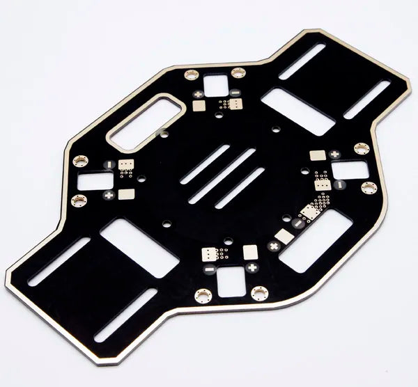 F450 Quadcopter Frame with Integrated PDB - PCB Gold Plated Board, All-in-One DIY Drone Platform for Stable Flight