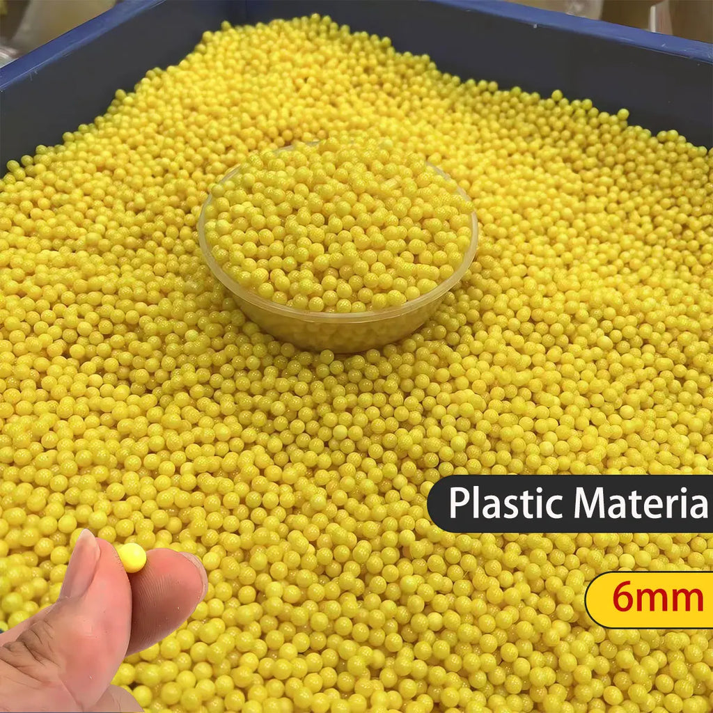 100/200/500/1000/2000 Rounds Hunting Shooting 6mm BB Strikeball Rifle Gun Plastic BB Balls Yellow Paintball Accessories