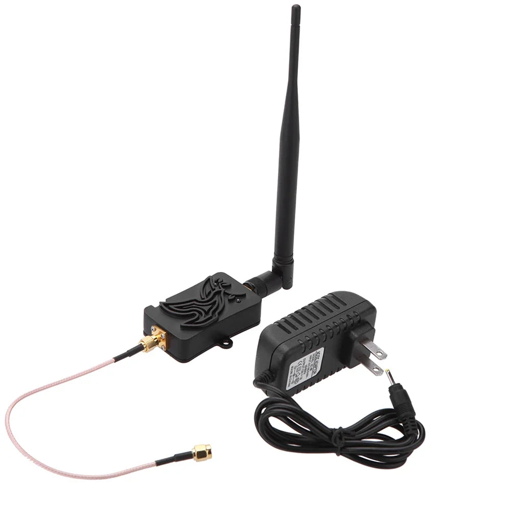 4W 4000mW 802.11b/g/n Wifi Wireless Amplifier Router 2.4Ghz WLAN ZigBee BT Signal Booster with Antenna TDD Computer Accessories