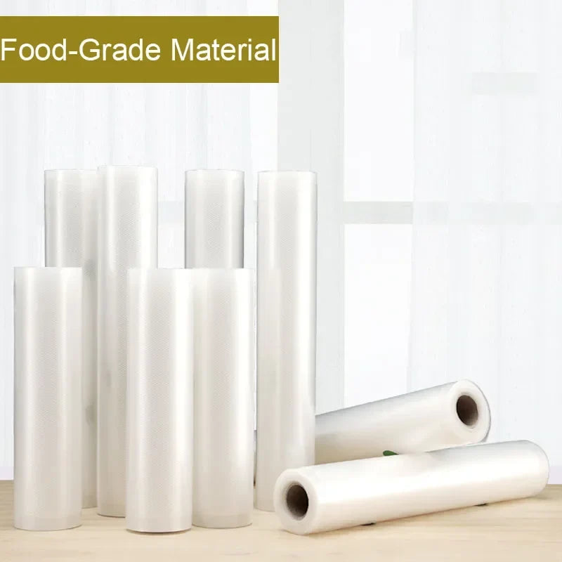 Food Sous Vide Vacuum Sealer Bags Double Sides Grain Meat Fruit Vegetable Storage Packaging Food Saver Bag 500cm Free Cutting