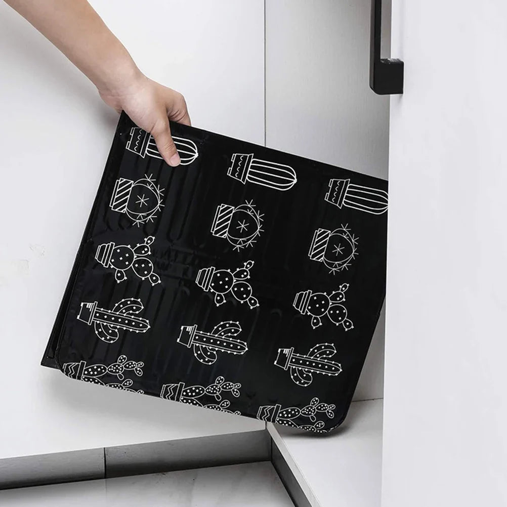 Folding Oil Splatter Shield Guard for Stove Splash Proof Panels for Gas Burner Transparent Kitchen Splatter Screen