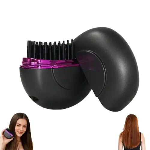 Mini Hair Straightener Rechargeable Portable Hair Straightener Brush Rechargeable Fast Heating Hot Portable Travel for Women