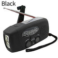 Multifunctional Portable Radio Hand Crank Solar Power FM AM WB NOAA Weather Radio Emergency LED Flashlight Flashlight Power Bank