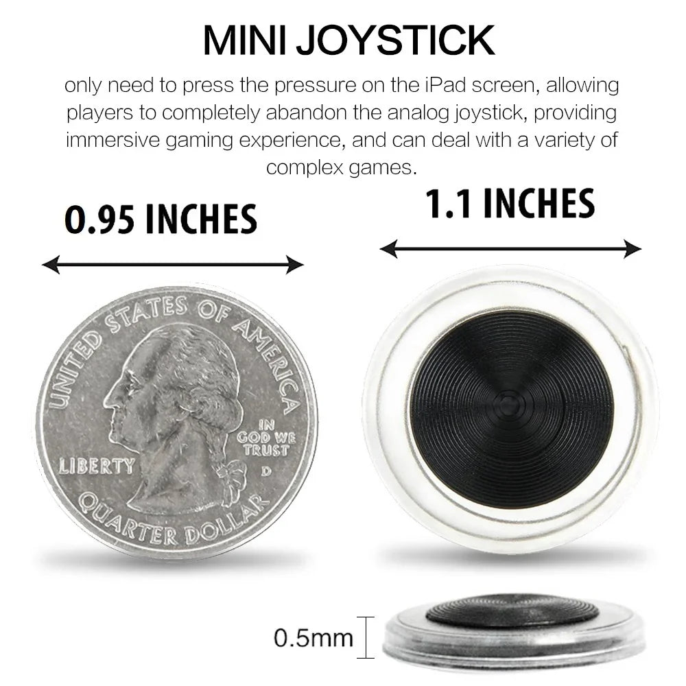 Smartphone Game Joystick Rocker Touch Screen Mobile Game Fling Mini Joysticks Support Any System