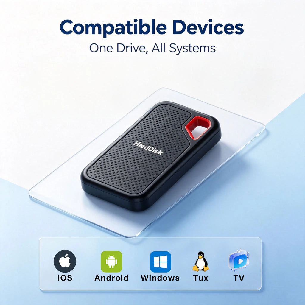 64TB large capacity mobile solid-state drive 1TB high-speed portable SSD USB3.1 plug and play suitable for laptops/MAC/PC
