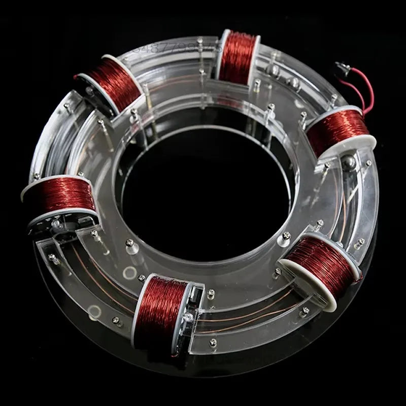 DC12V 8W ring accelerator cyclotron high-tech toy physical model diy kit kids gift toys