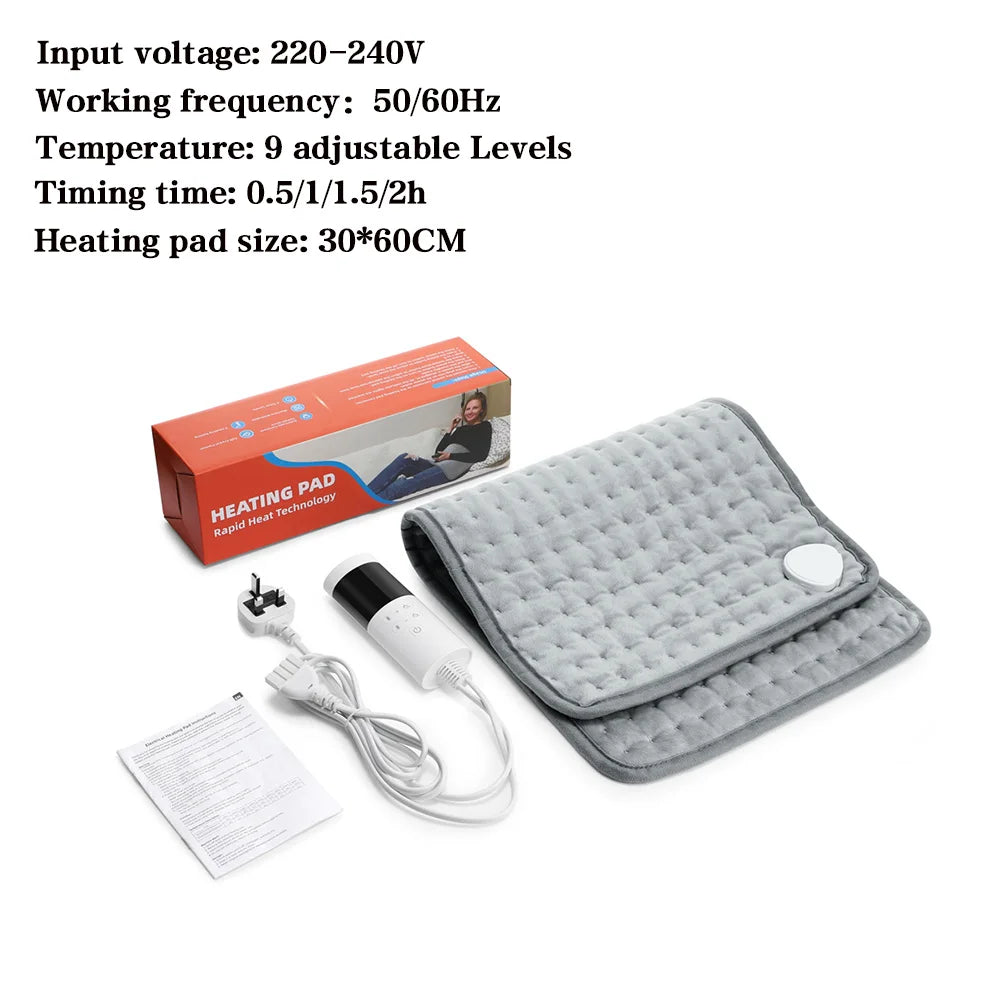 Electric Heating Pad Waist Heated Belt Multifunctional Thermal Blanket for Household Waist Lumbar Back Pad Belt Warmth Tool