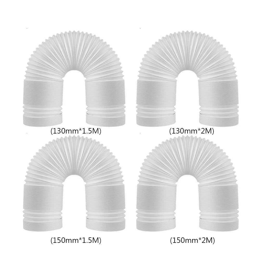 Universal Duct Extension Pipe Telescopic Flexible  Exhaust Hose Accessories Vent Tube for Mobile Air Conditioning