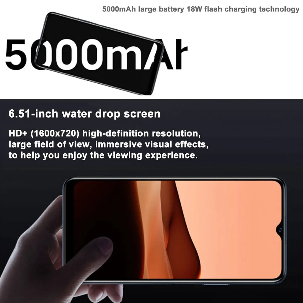 VIVO Y20S original smart fashion mobile phone 8GB+256GB/5000mah long battery life