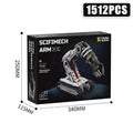 Technical 1512Pcs Science Fiction Programming Robotic Arm Building Blocks High Tech Engineering Car Bricks Toys Kids Adult Gift