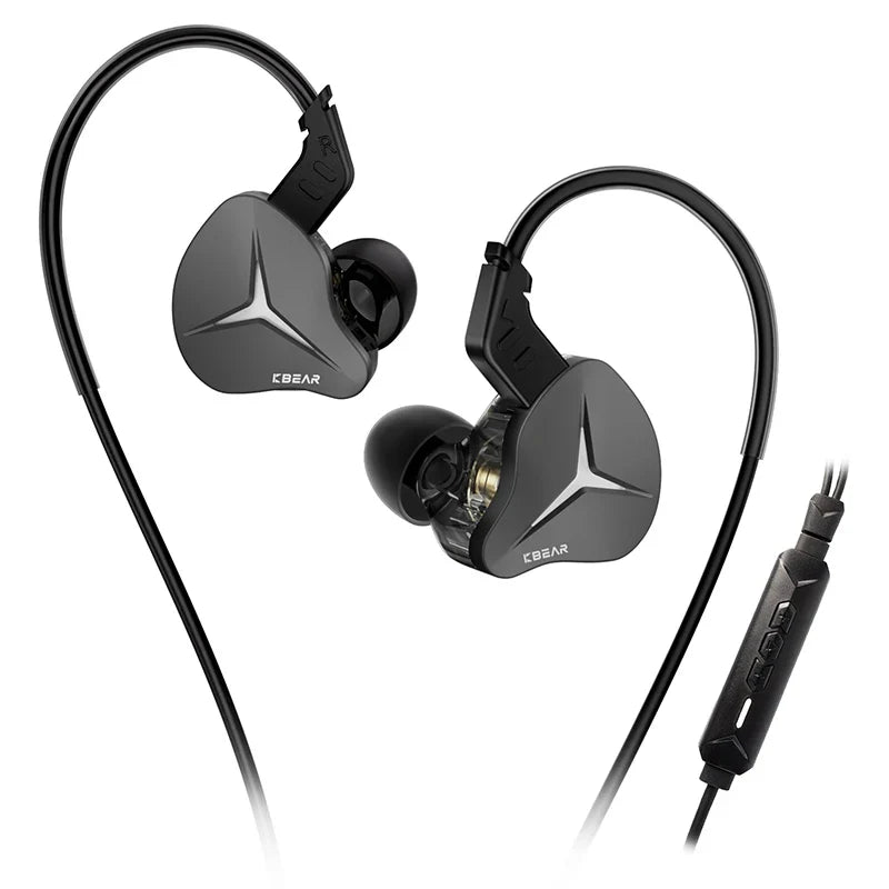 KBEAR Venus IEM USB-C Wired Earbuds,HiFi earphone withmic for iPhone15/16/17 Samsung