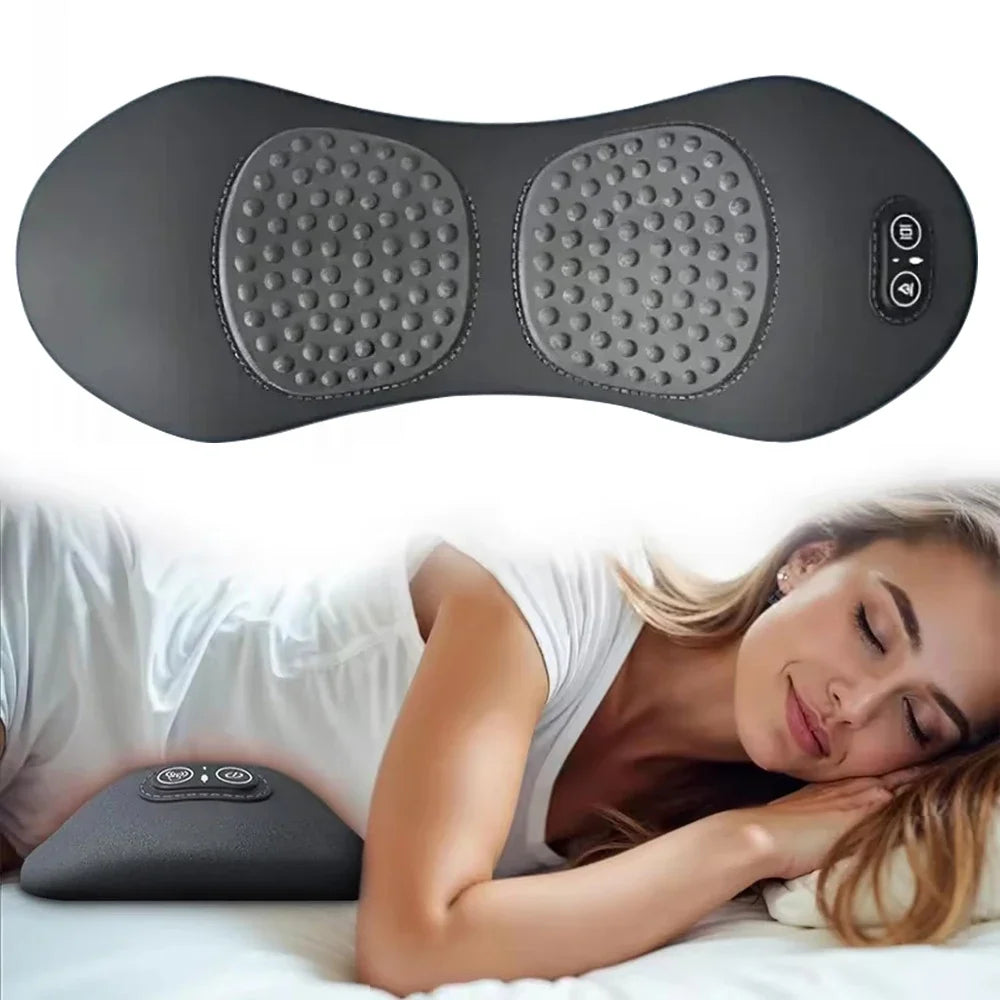Multi-functional 3-in-1 Back Massager with Relief Bed Sleeping Shiatsu Deep Tissue Portable Shoulder Lower Back Pain Relief