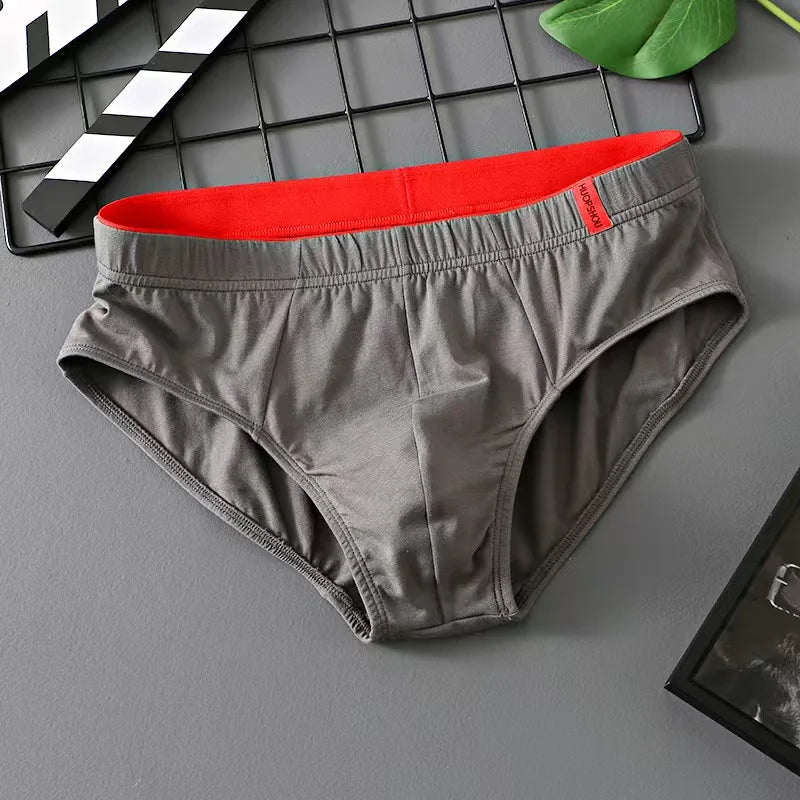 Men's ice briefs briefs Men's sensible pouch sports wicking sweat breathable mid-waist shorts