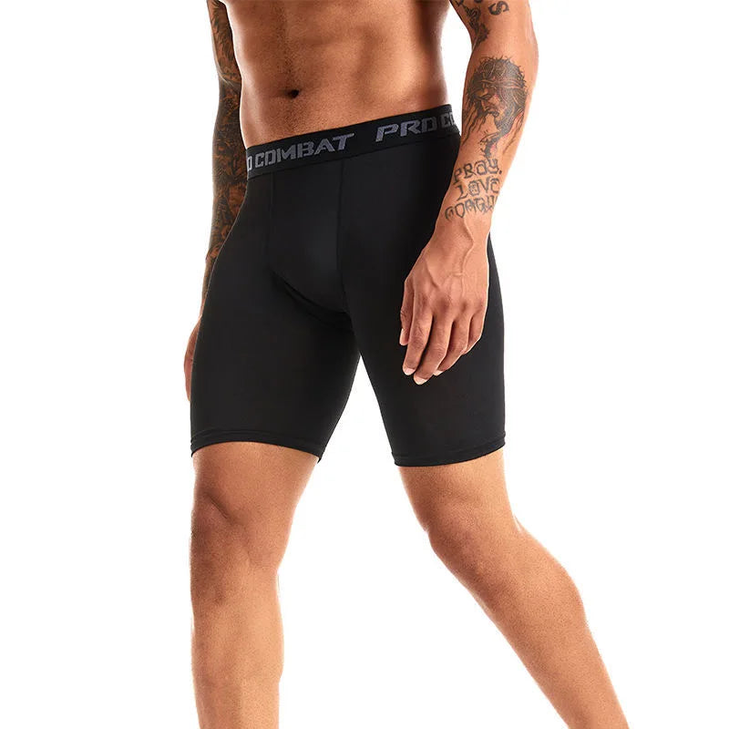 1pcs Men's Sports Leggings Underwear Shorts Basketball Quick-drying Running Training Track And Field Stretch Fitness Pants
