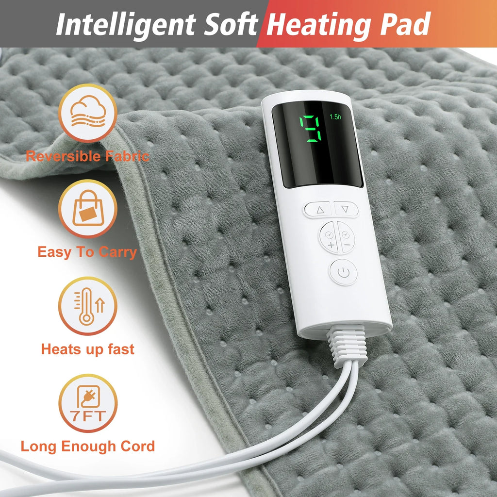 Electric Heating Pad Thermal Mat for Neck and Back Muscle Relaxation Household Warm Abdomen Winter Heated Blanket Office